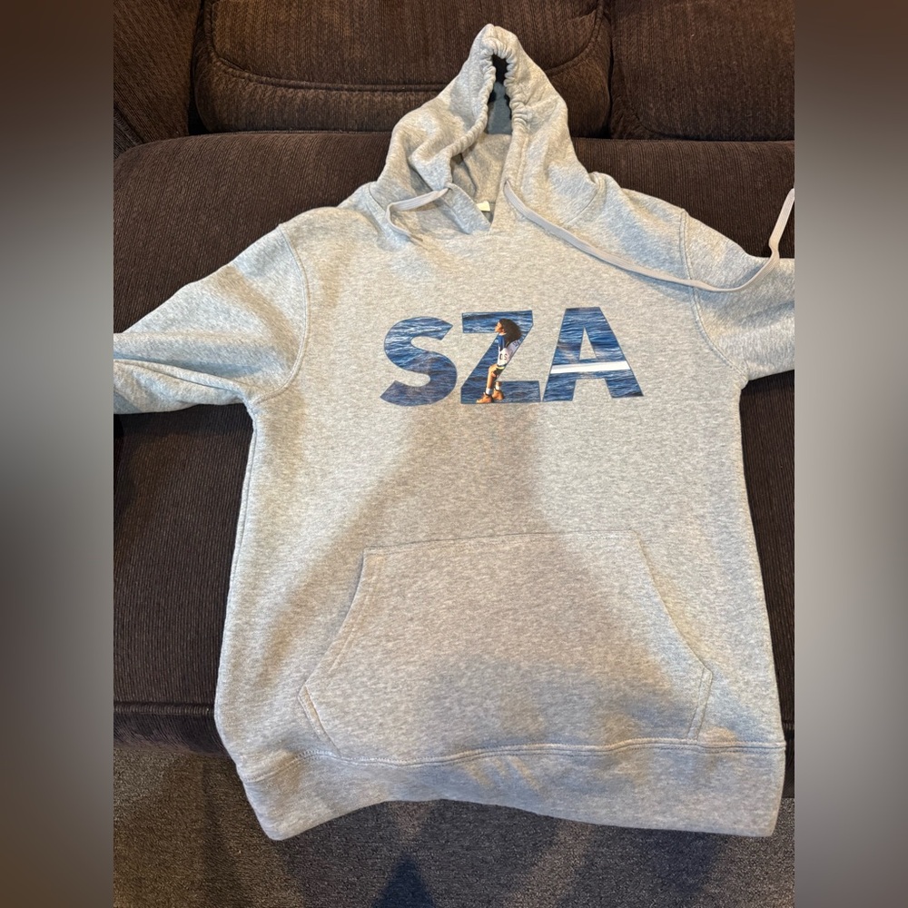 Gray SZA women’s  Hoodie size large white